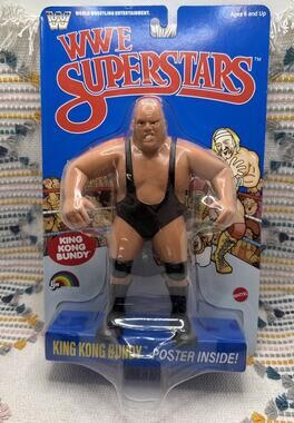 LJN 2026 WWE Superstars Series 2 Blue Card King Kong Bundy - NIB